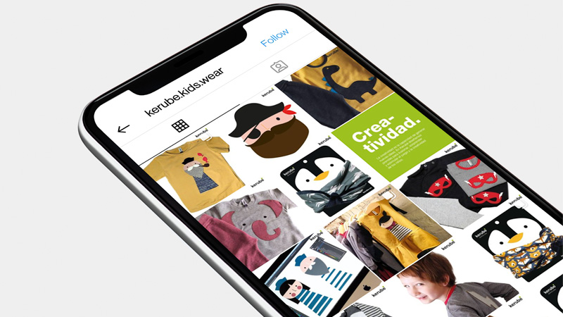 Gestión de la red social Instagram para tienda de ropa infantil